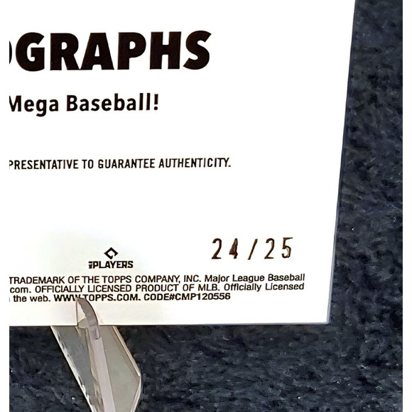 2025 Dalton Rushing RC AUTO Silver Glitter 24/25 Topps Holiday Case Hit Dodgers - Picture 2 of 3